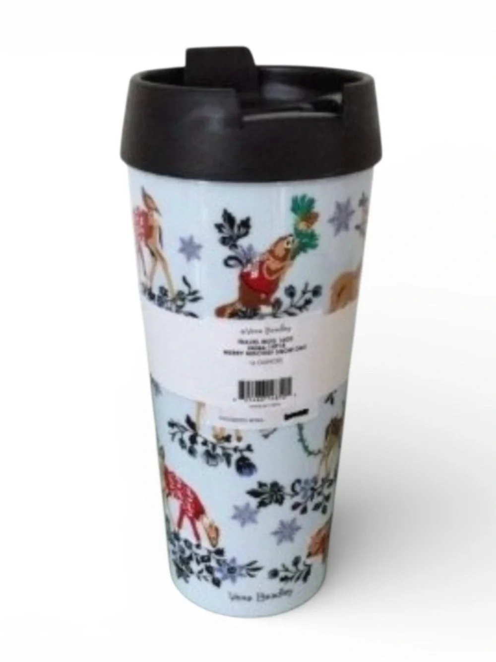 VERA BRADLEY Merry Mischief Snow Day 3‑Pc Set – Pen, Notebook, Travel Mug - NWT